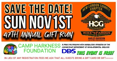 47th Annual Gift Run event flyer
