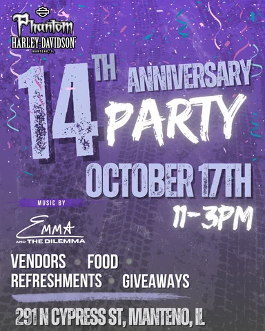 !4th Anniversary Party event flyer
