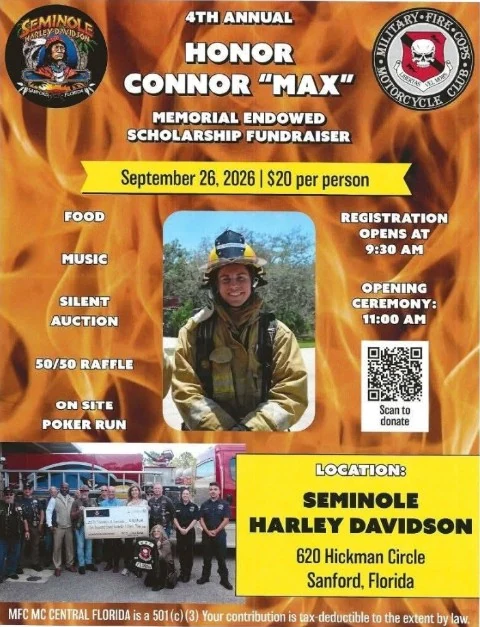 4th Annual Honor Connor On Site Poker scramble event flyer