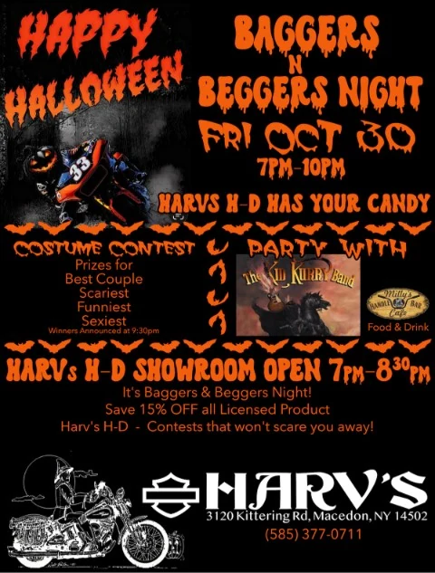 Baggers N Beggers event flyer