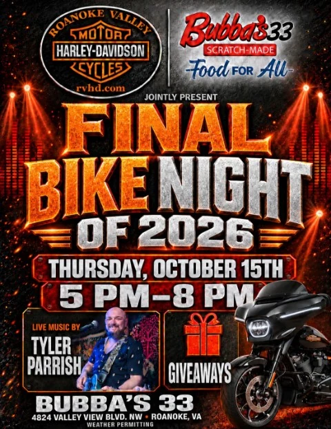 Bike Night! event flyer