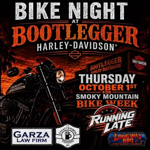 Bike Night at BH-D event flyer