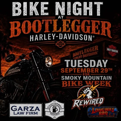 Bike Night at BH-D event flyer