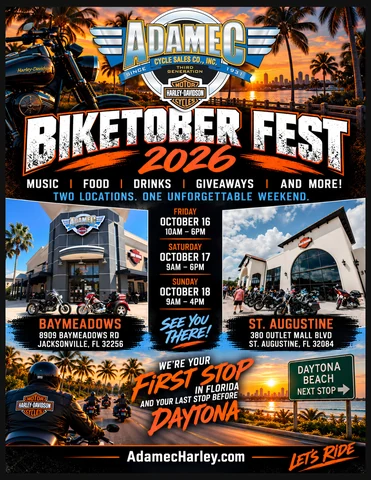Biketober Fest - Baymeadows & St. Augustine event flyer