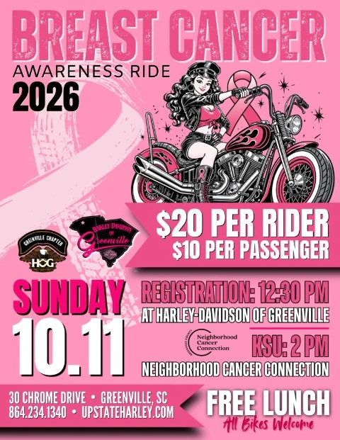 Breast Cancer Ride event flyer