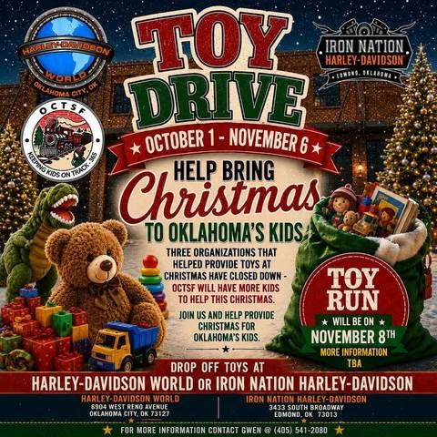 Bring Christmas to Oklahoma Kids event flyer