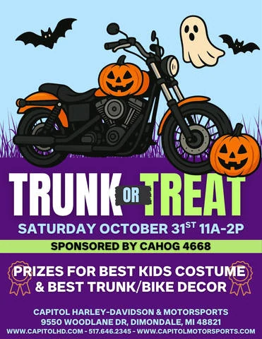 CAHOG Trunk-Or-Treat event flyer