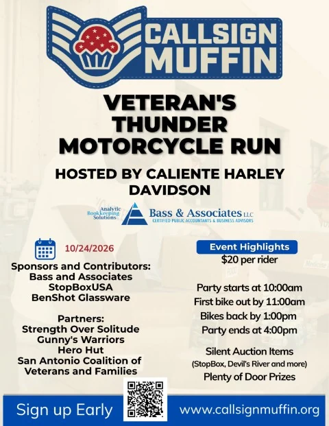 Callsign Muffin event flyer