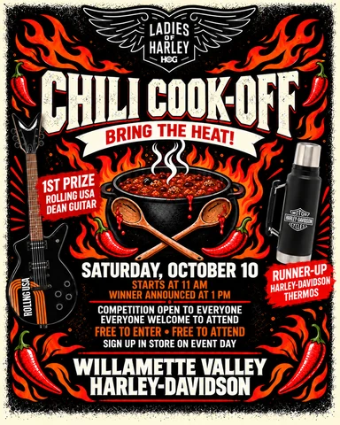 Chili Cook-Off event flyer