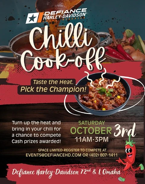 Chili Cookoff event flyer