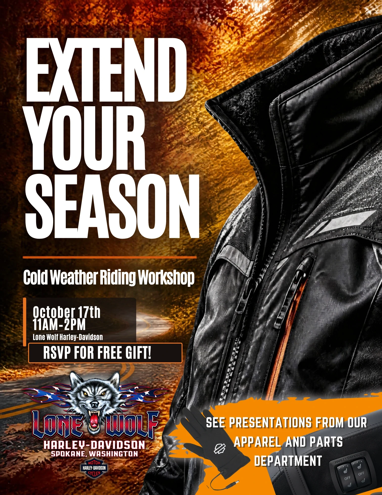 Extend Your Season | COLD WEATHER WORKSHOP event flyer
