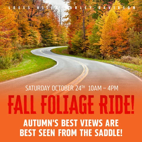 FALL FOLIAGE RIDE event flyer