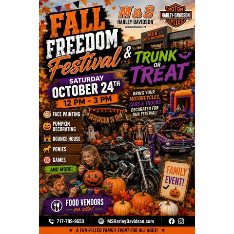 Fall Freedom Festival & Trunk or Treat event flyer