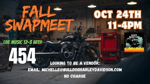 Fall Swapmeet event flyer