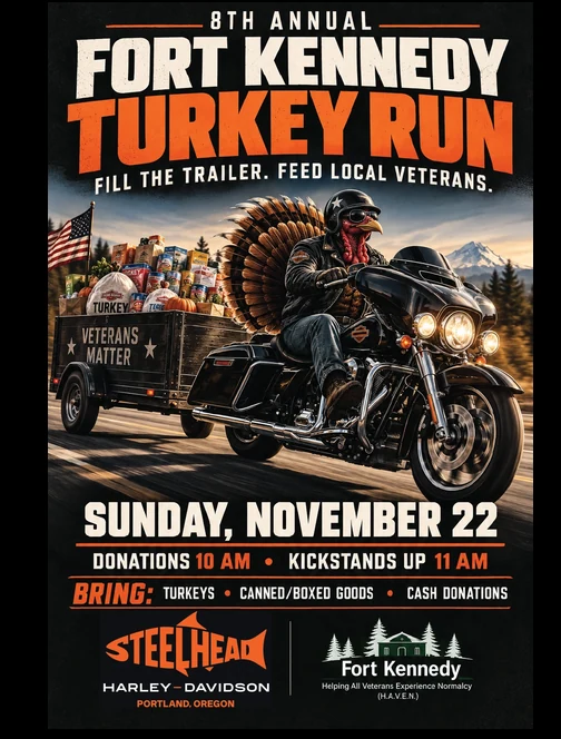 Fort Kennedy Turkey Run event flyer