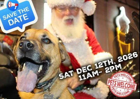 Free Photos with Cool Santa! event flyer