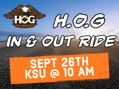 H.O.G September In & Out Ride event flyer