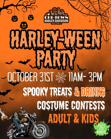 Harley-ween! event flyer