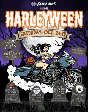 Harleyween event flyer