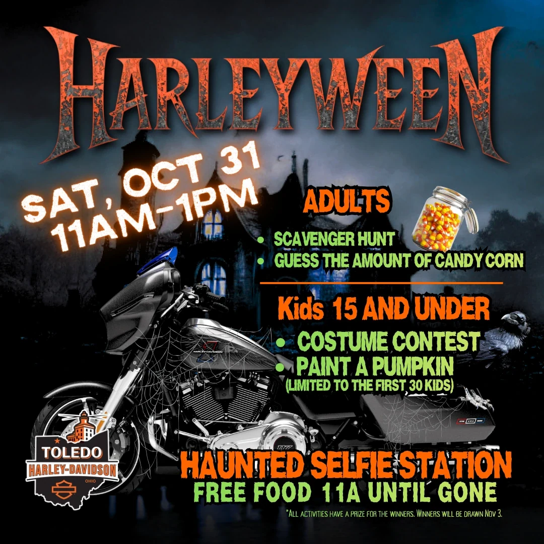 Harleyween event flyer