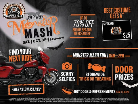 Harleyween Monster Mash event flyer