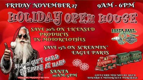 Holiday Open House event flyer