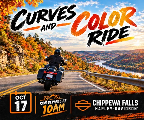 Indianhead H.O.G - Curves & Color Ride event flyer