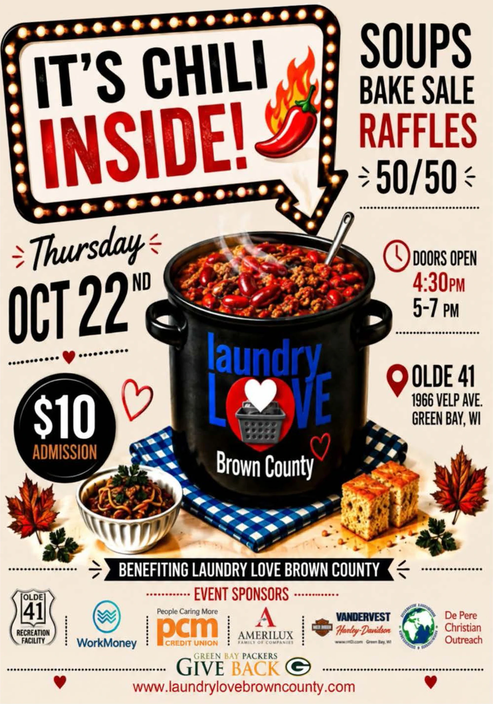 It's Chili Inside event flyer