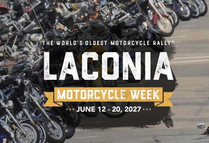 Laconia Motorcycle Week 2027 event flyer