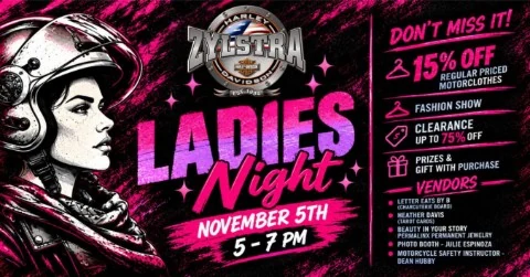 Ladies Night event flyer