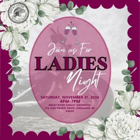 Ladies Night event flyer