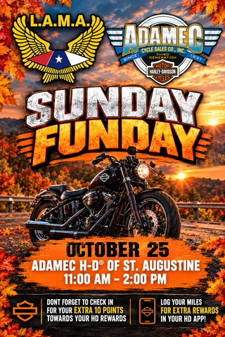 LAMA Sunday Funday - St. Augustine event flyer