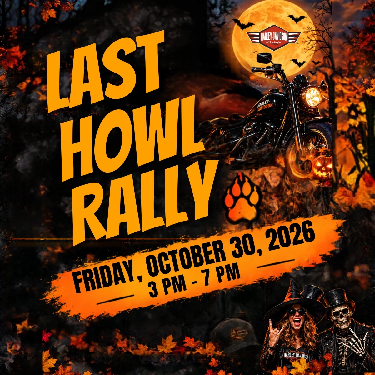 Last Howl Rally event flyer
