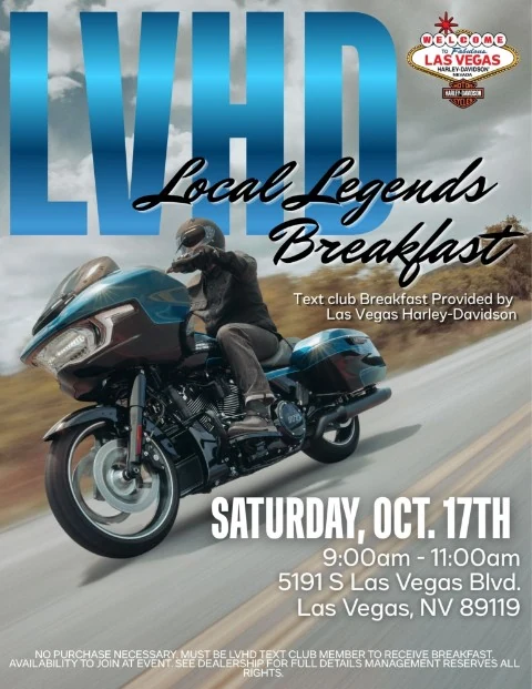 LOCAL LEGENDS BREAKFAST event flyer