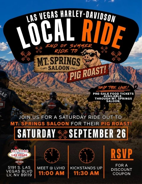 LVHD Local Ride event flyer
