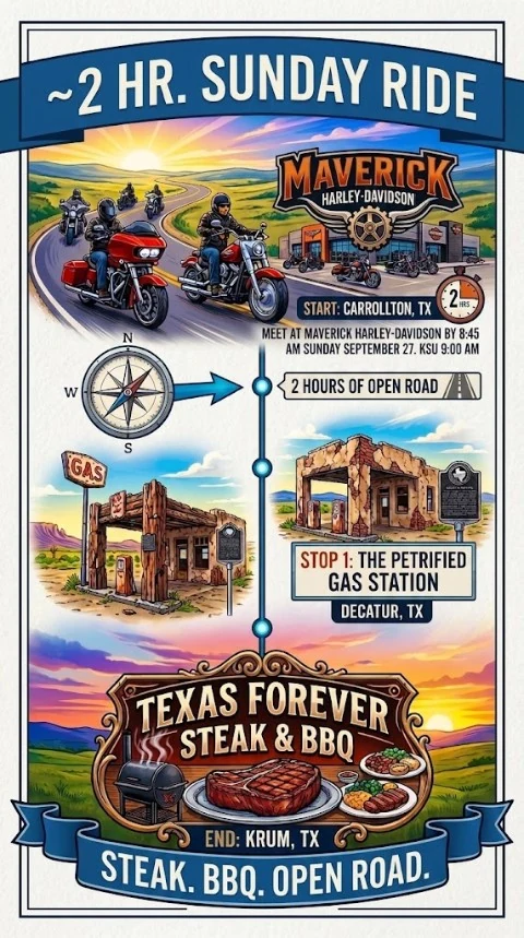 Maverick HOG Chapter Ride event flyer