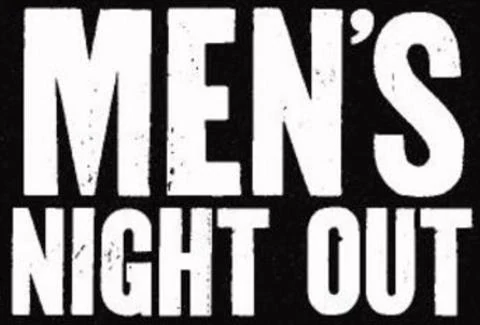 MEN'S NIGHT event flyer