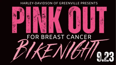 Pink-Out and Last Bike Night of 2026 event flyer