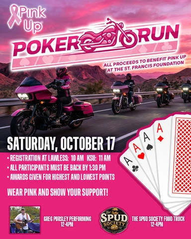 Pinkup Poker Run event flyer
