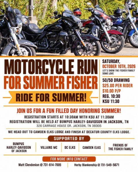 Ride for Summer event flyer