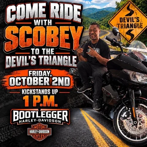 Ride with Scobey event flyer
