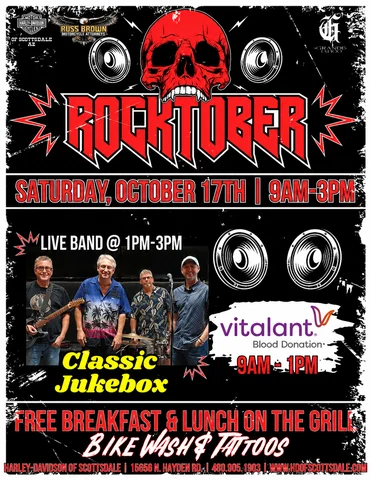 Rocktober | SATURDAY | OCTOBER 17TH event flyer