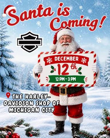 SANTA VISIT event flyer