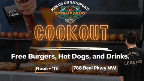 Saturday Cookout event flyer