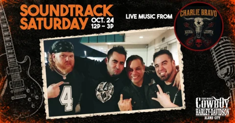 Soundtrack Saturday event flyer