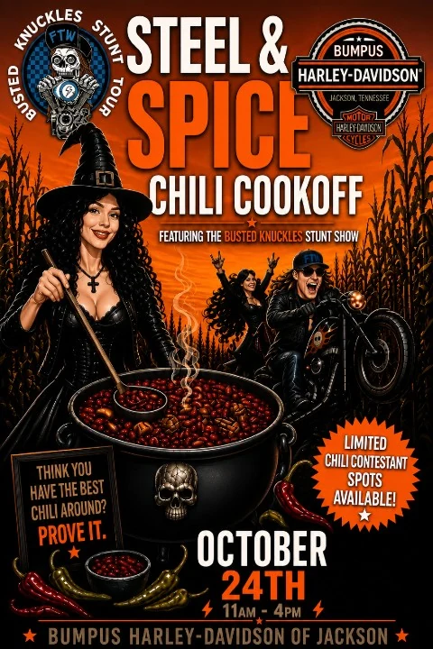 Steel & Spice event flyer