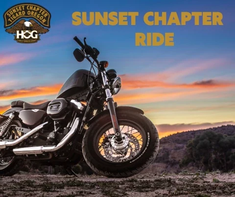 Sunset H.O.G. Chapter Ride event flyer