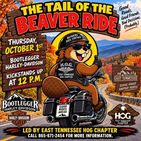 Tail of the Beaver Ride event flyer