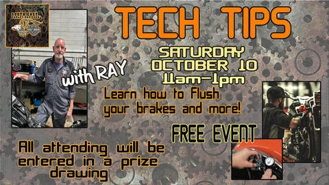 Tech Tips event flyer