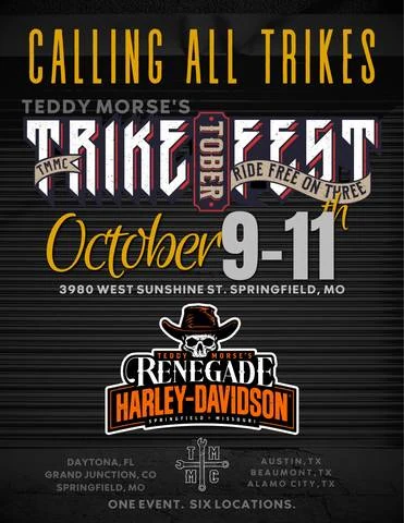 Teddy Morse's Triketober Fest event flyer
